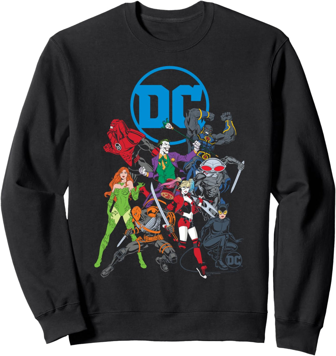 Justice League DC Comics Villian Logo Sweatshirt