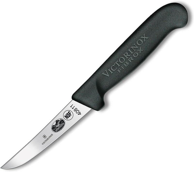 Victorinox Küchenmesser Kleintiermesser Fibrox 10 cm Schwarz, 10 cm Schwarz