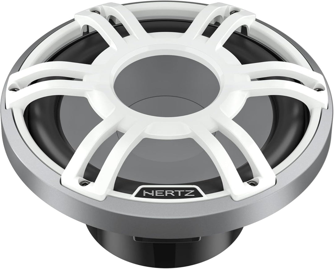 Hertz HMS 10 S2-LD-SW.1-25 cm Passiv Subwoofer mit 600 Watt (RMS: 300 Watt) - weiss