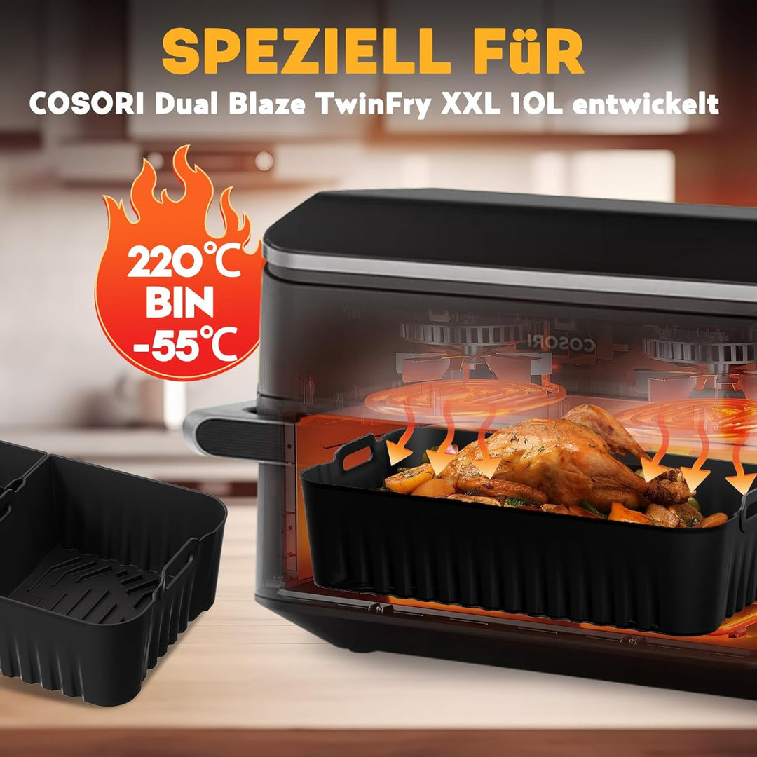 COSORI Heissluftfritteuse Zubehör für COSORI Dual Blaze TwinFry XXL 10L - COSORI Heissluftfritteuse