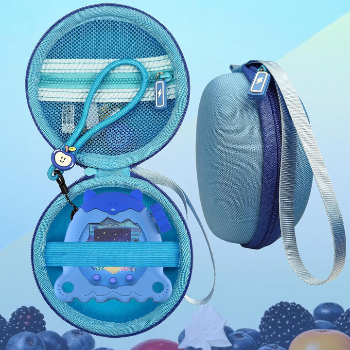 Weiche Silikonhülle und Harte Tragetasche für Tamagotchi Paradise, inklusive Displayschutzfolie, Han