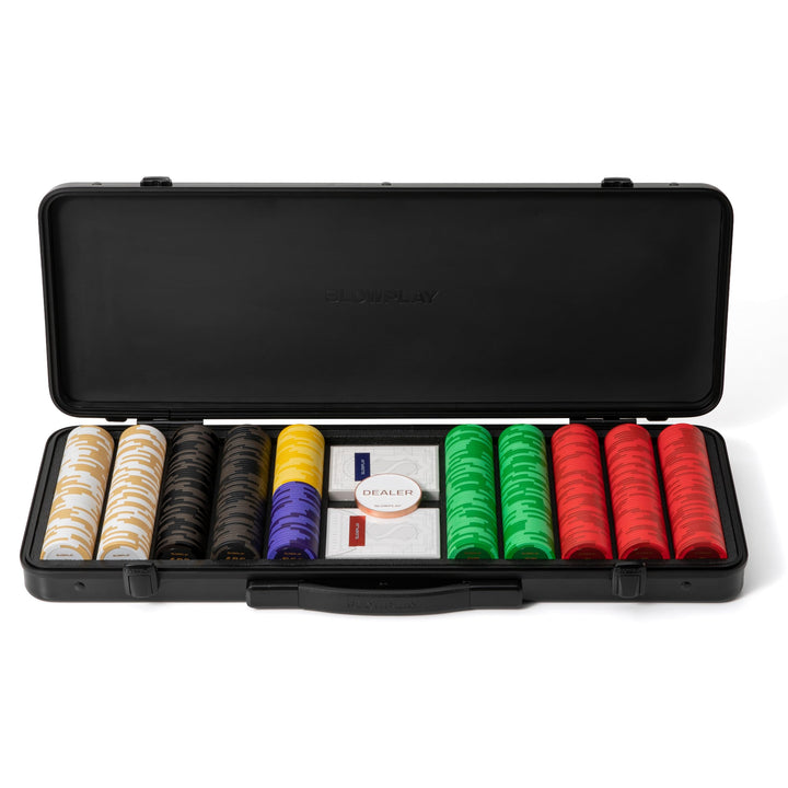 SLOWPLAY Godel 14g Ton Pokerchips-Set für Texas Hold’em, 500 STK [mit Werten] Verfügt über einen hoc