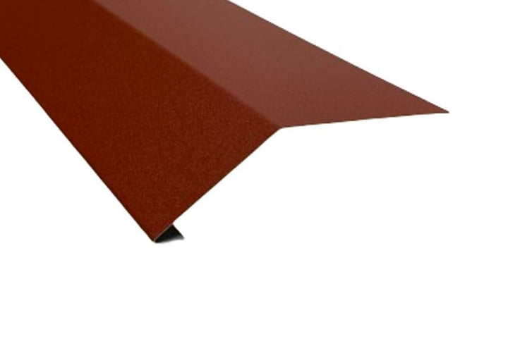 2 m Roofart Traufblech Tropfblech Rinneneinhangblech Dachblech Traufe (rot RAL 3009), Rot Ral 3009