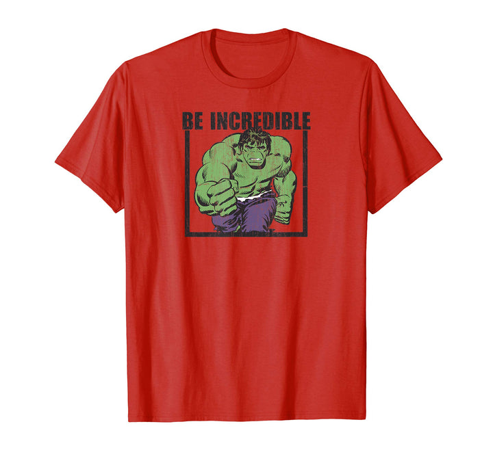Kids Marvel Hulk Be Incredible Graphic T-Shirt C2 6 Lemon