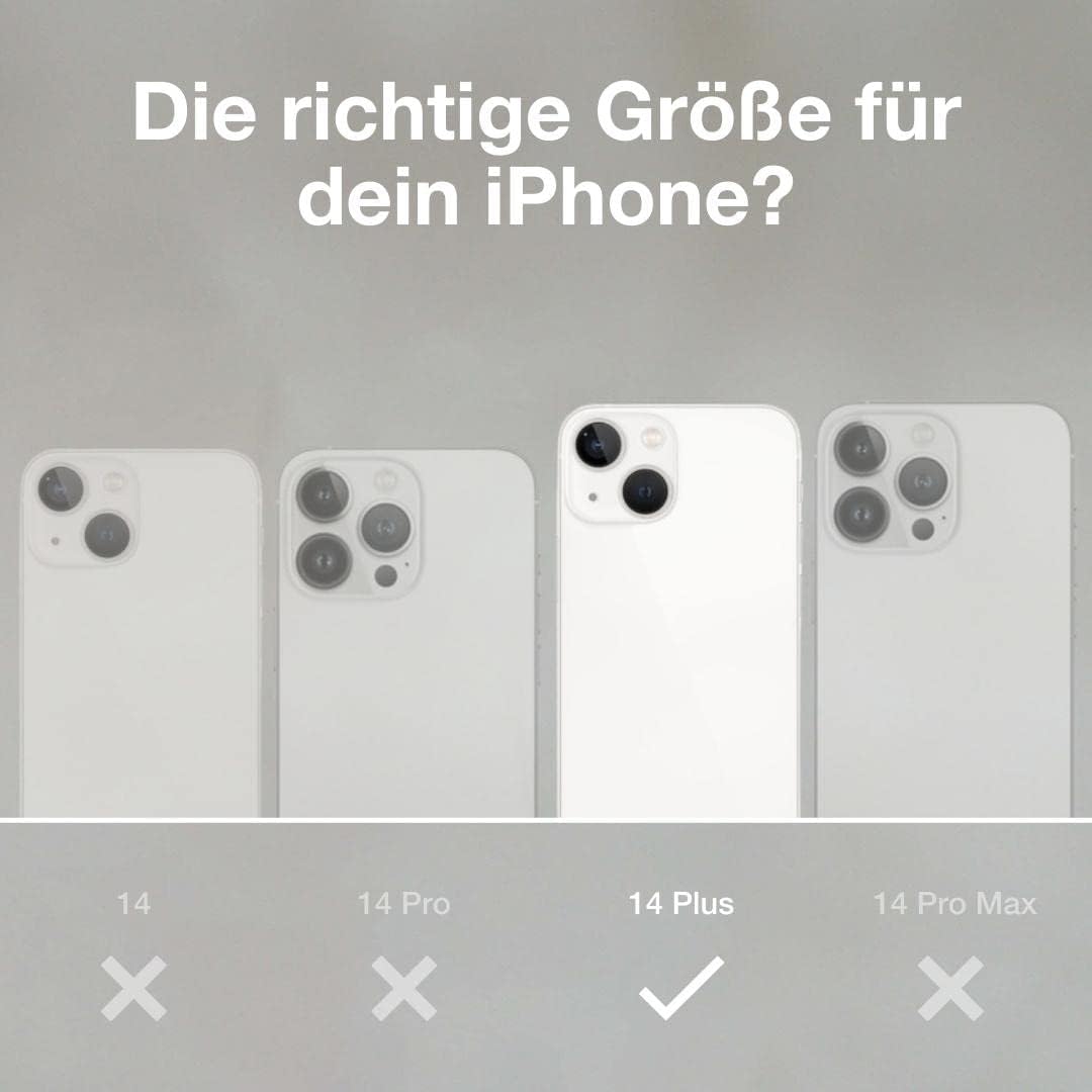 Woodcessories - Handyhülle kompatibel mit iPhone 14 Plus Hülle Holz, Echtholz - EcoSlim Case (Walnus