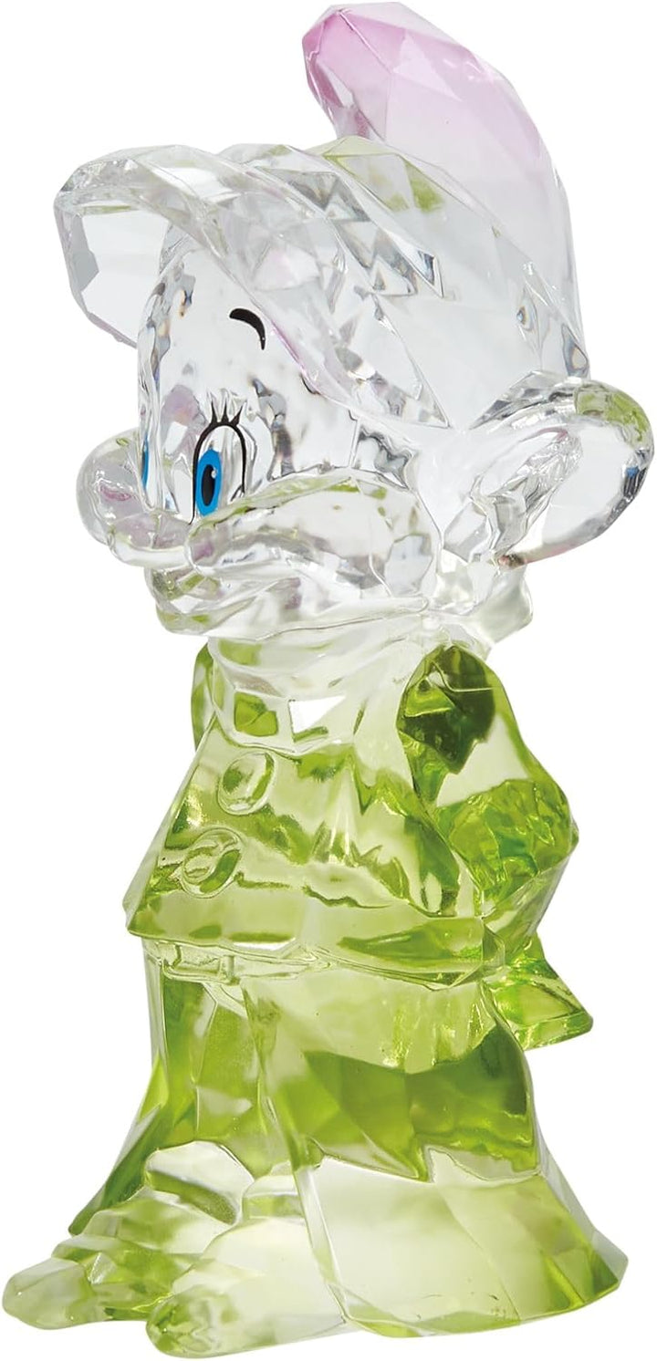 Enesco FACETS Disney Schneewittchen und die sieben Zwerge Dopey Miniatur-Figur, 8,9 cm, Grün