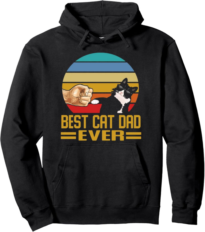 Best Cat Dad Ever Pullover Hoodie