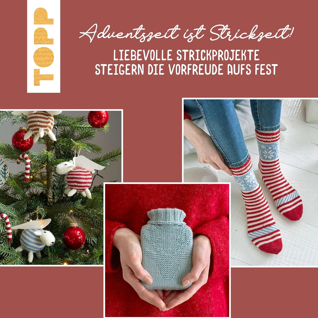 Gemeinsame Strickzeit. Der Adventskalender.: Unser Strickbuch für die Weihnachtszeit, Gebundenes Buc