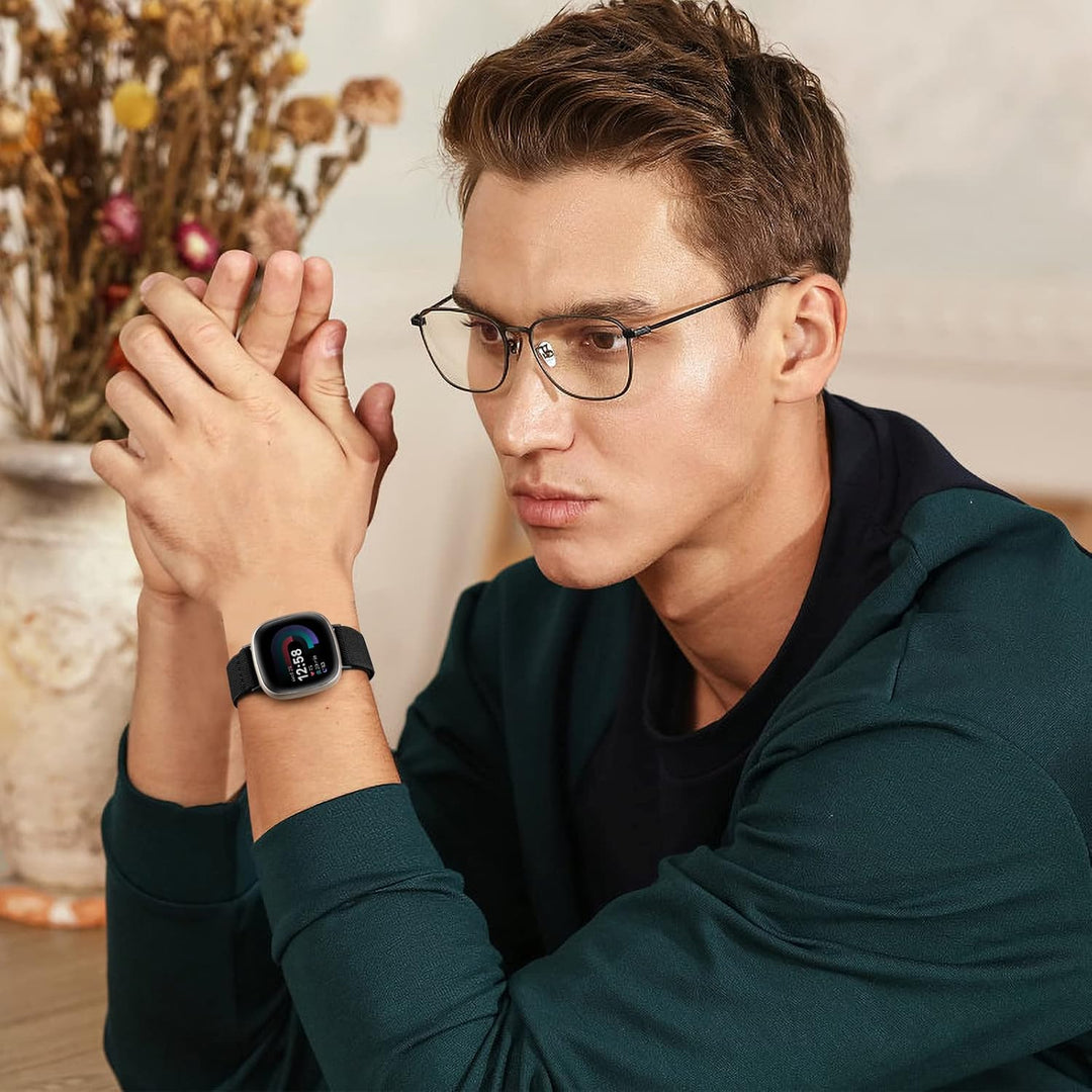 6 Stück Kompatibel mit Fitbit Versa 3 Armband/Fitbit Versa 4 Armband/Fitbit Sense Armband/Fitbit Sen