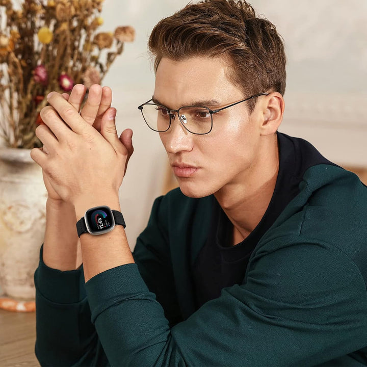 6 Stück Kompatibel mit Fitbit Versa 3 Armband/Fitbit Versa 4 Armband/Fitbit Sense Armband/Fitbit Sen