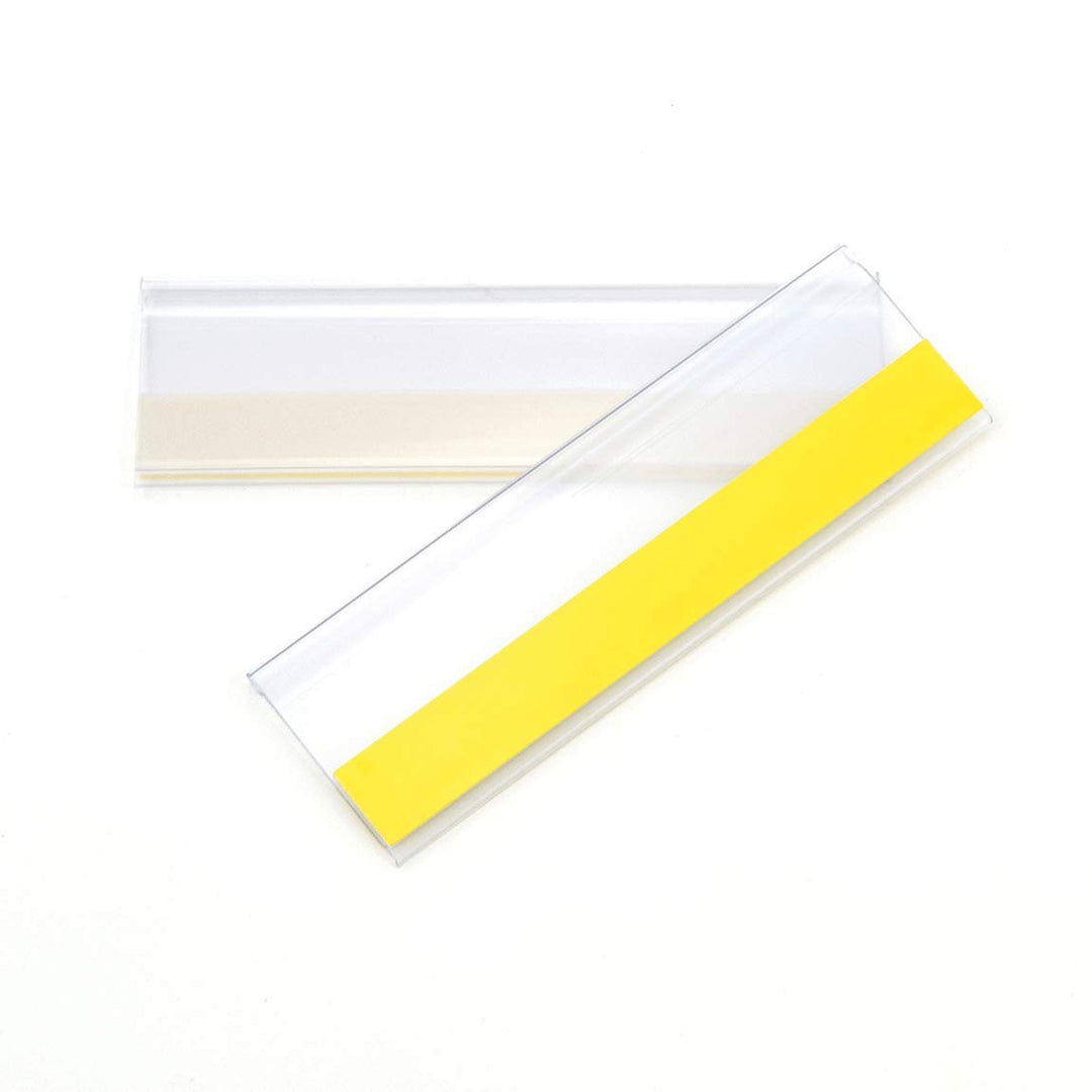 Selbstklebende Etikettenhalter für Einstecketiketten 300 mm Breit/Tickethalter/Etiketten Halter (18