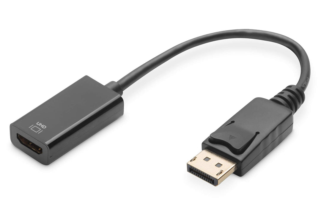 84517 DisplayPort Grafik Adapter, DP zu HDMI Typ A, 4K Ultra HD 30Hz, 4096 x 2160 Pixel, Schwarz Ult