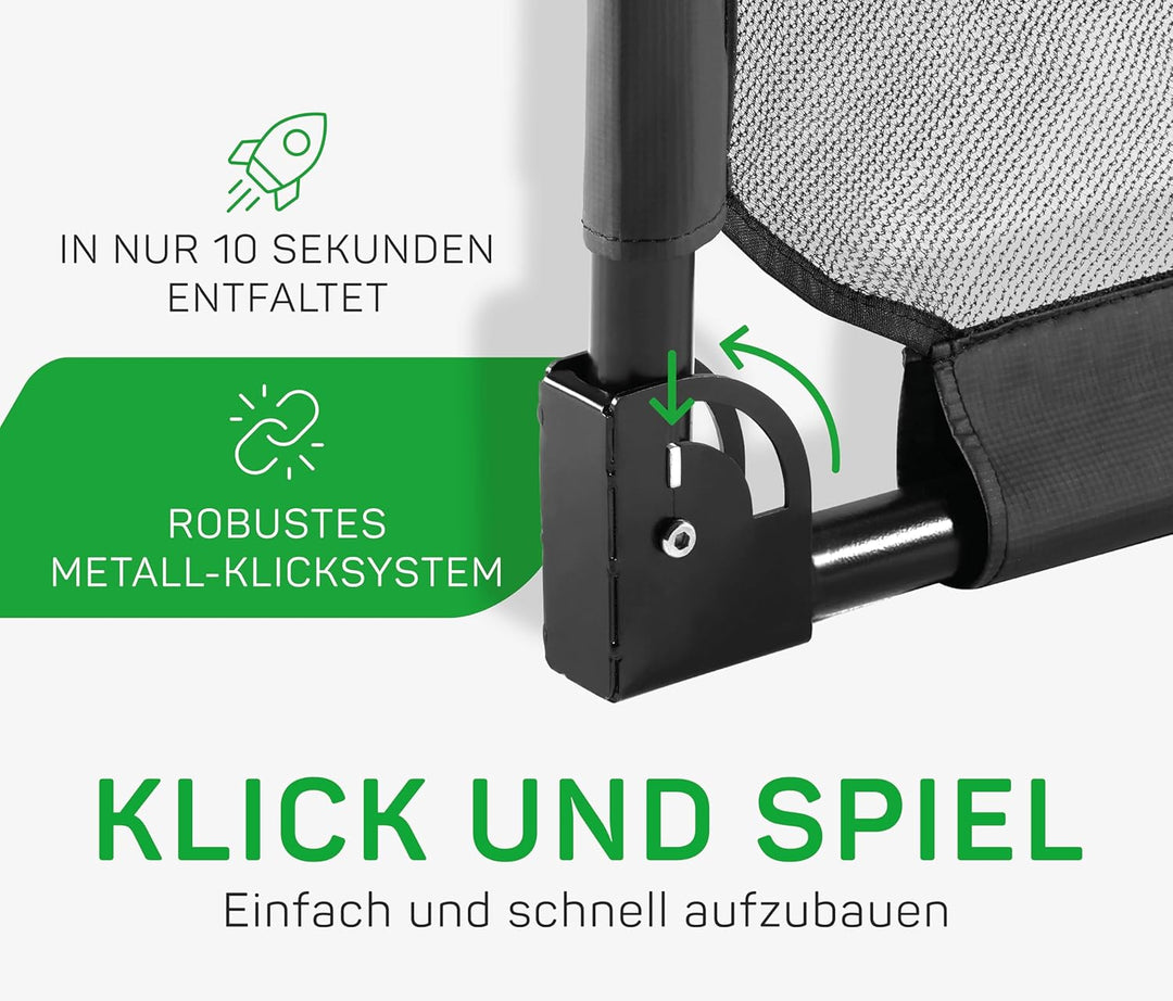 Salta Challenge - 100x60cm - Faltbares Fussball Tor - 2er Set - Für Kinder und Erwachsene - Zusammen