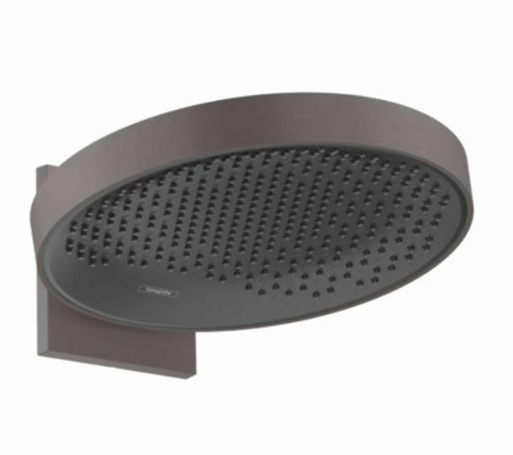 hansgrohe Duschkopf Regendusche Rainfinity (360mm, rund, 1 Strahlart, Wandmontage) Brushed Black Chr