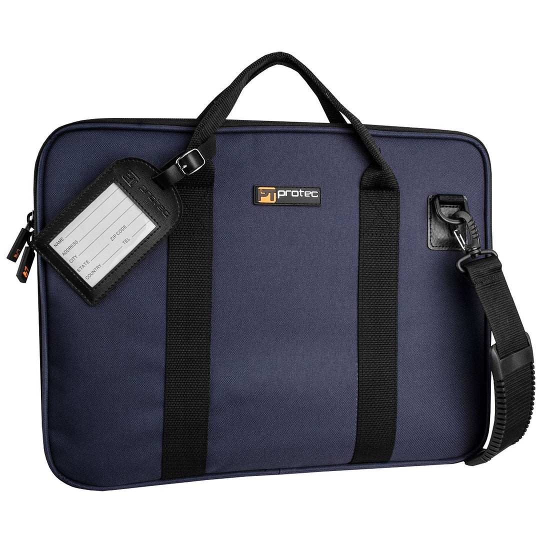 Protec Schlanke Portfolio-Tasche, blau (P5BX), passend für bis zu 26,7 x 38,1 cm Papier Standardtasc