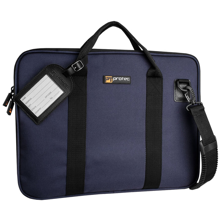 Protec Schlanke Portfolio-Tasche, blau (P5BX), passend für bis zu 26,7 x 38,1 cm Papier Standardtasc