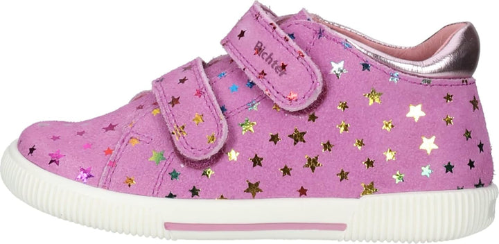 Richter Kinderschuhe Mädchen Vali Sneaker 25 EU Weit Rosette Candy, 25 EU Weit Rosette Candy