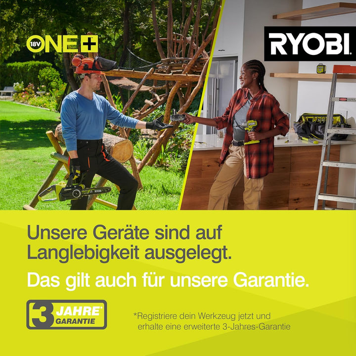 RYOBI 18 V ONE+ Akku-Universalstreuer OSS1800 (4 Liter Tank, Streubreite einstellbar (2,5 bis 3,5 m)