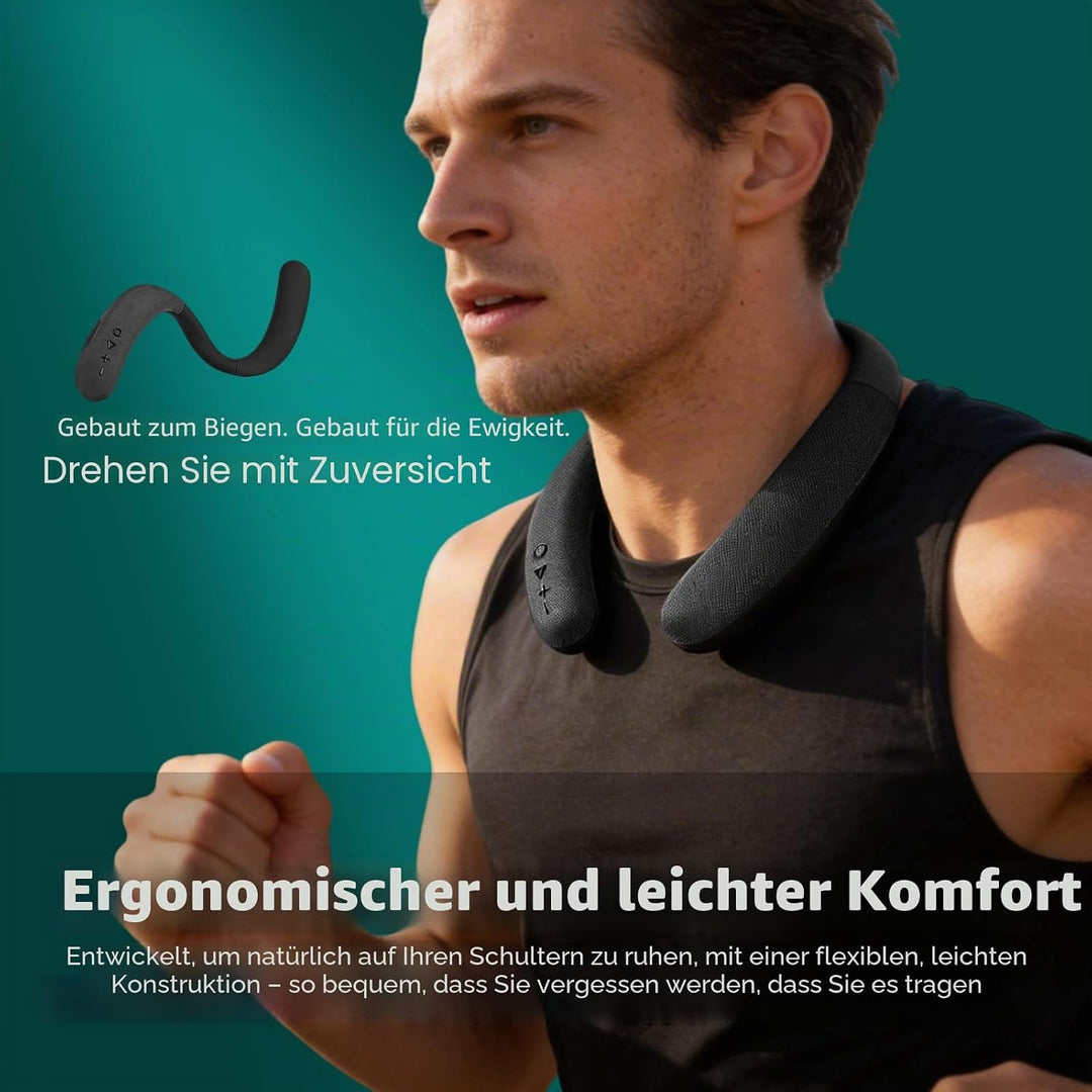 AURTEC Kabelloser Nackenlautsprecher, Bluetooth 5.4, tragbarer Nackenbügel-Lautsprecher, 12 Stunden