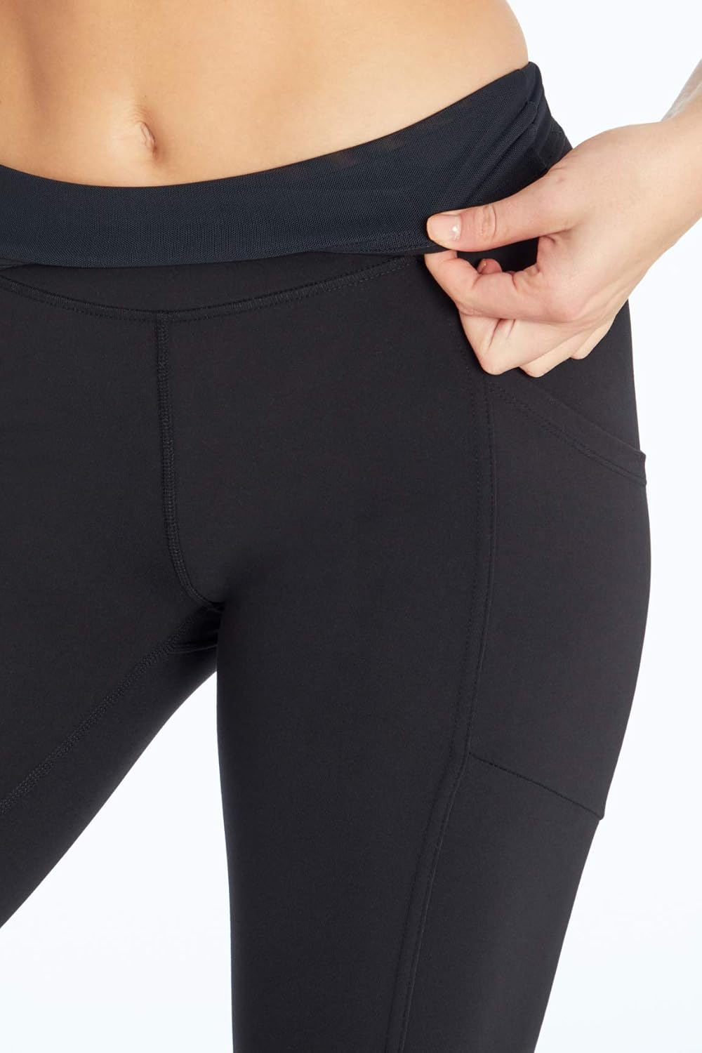 Marika Damen Knöchel-Leggings Drew High Waist Tummy Control Mid-Calf Legging L Schwarz, L Schwarz
