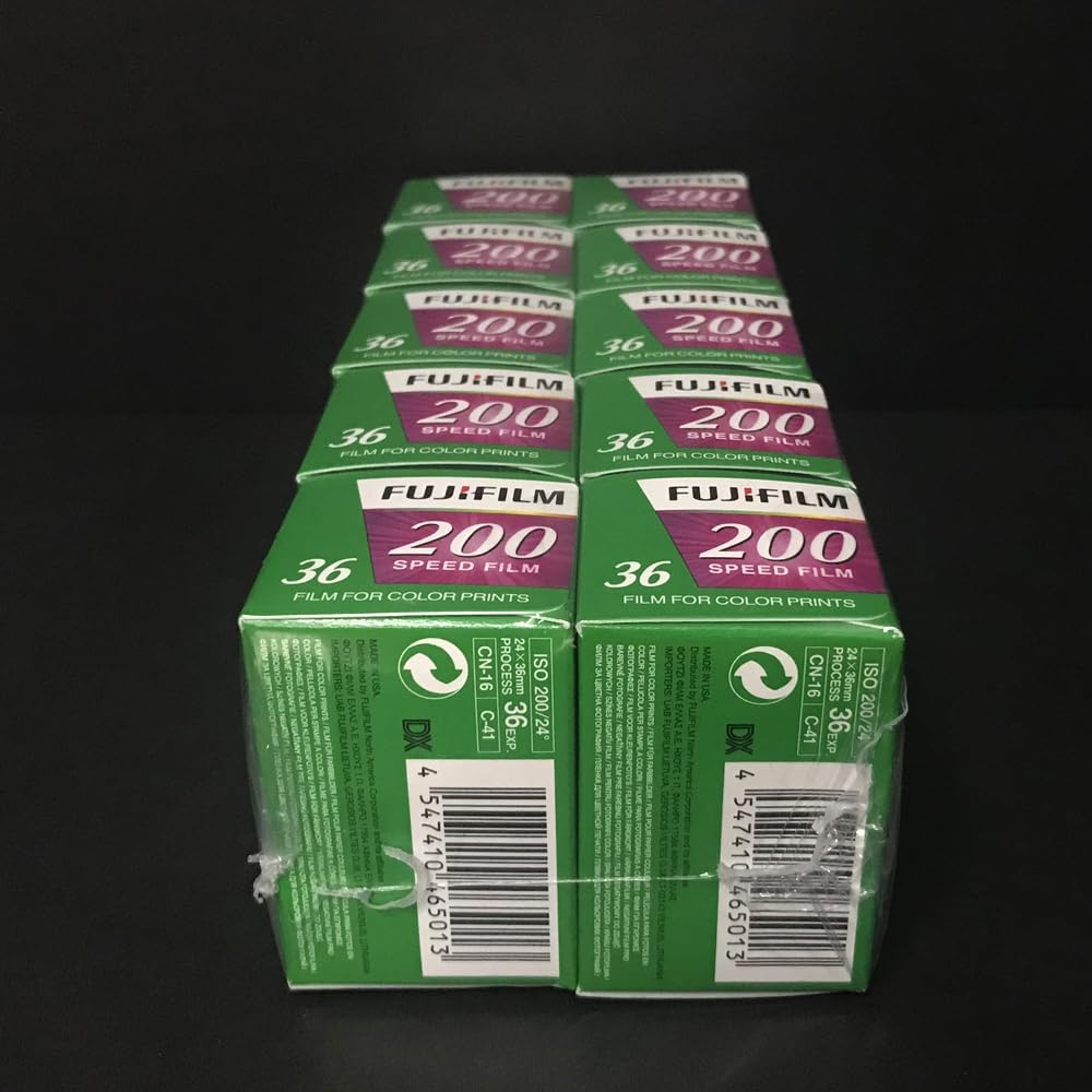 Fujifilm – C200 Fotofilm, 35 mm, 36 Aufnahmen, 10 Stück Packung