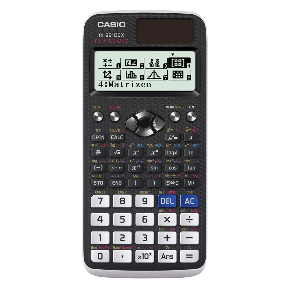 Casio FX-991DE X ClassWiz Scientific Calculator with Natural Display ClassWiz Rechner Single