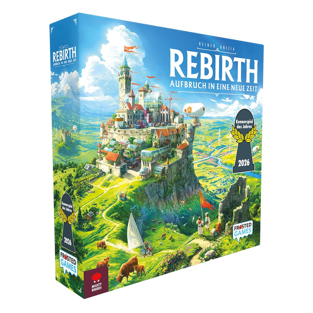 Frosted Games, Rebirth Aufbruch in eine Neue Zeit, DE-Version, Strategisches Kennerspiel für 2-4 Spi