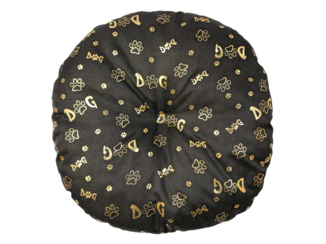 Hundekissen – Katzenkissen – rund Grösse ⌀ 60 cm dunkelbraun Farbe – Hundebett – Katzenbett – Katzen