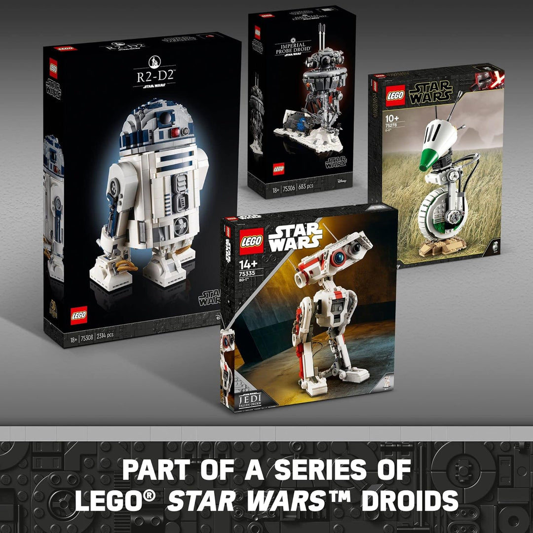 LEGO Star Wars BD-1 75335 Posable Droid Figur Modellbauset, Raumdekoration, Erinnerungsstücke Gesche
