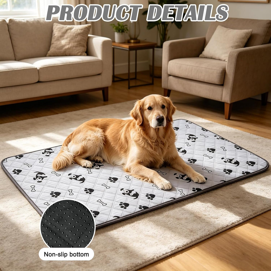 120x60cm Pipipads für Meerschweinchen, PIPI Pads 2X PIPI Matte Waschbare, 4 Lagen saugstarke Unterla