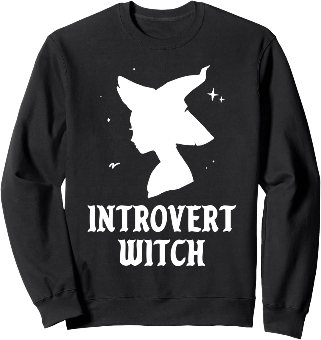 Introvertierte Hexe Funny Spooky Vibes Goth Halloween Kostüm Sweatshirt