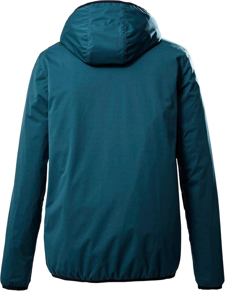Killtec Herren Kos 60 Mn Jckt 2-Lagen Fuktionsjacke/Outdoorjacke mit Kapuze, packbar S petrol, S pet