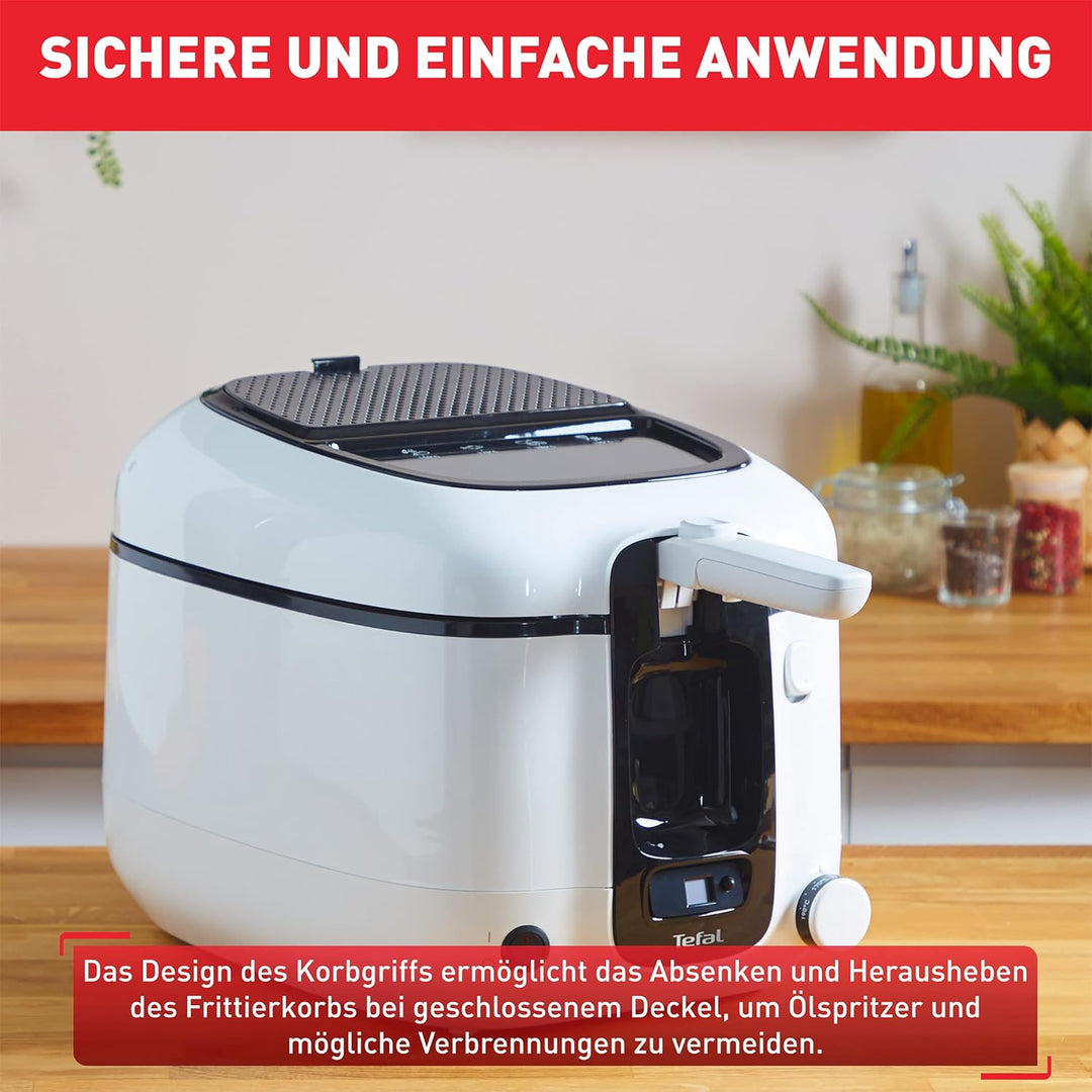 Tefal Fritteuse Super Uno FR3140 | inkl. Timer | Kapazität: 2,2 Liter | Spülmaschinengeeignete Teile
