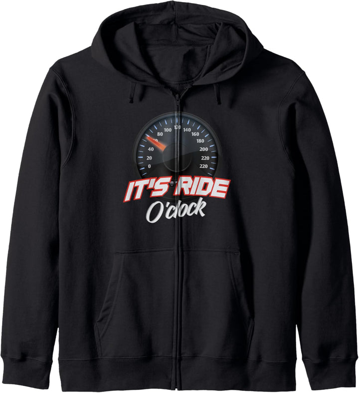 Es ist Ride O'Clock Car Racer Auto-Rennsport-Enthusiast Auto Kapuzenjacke