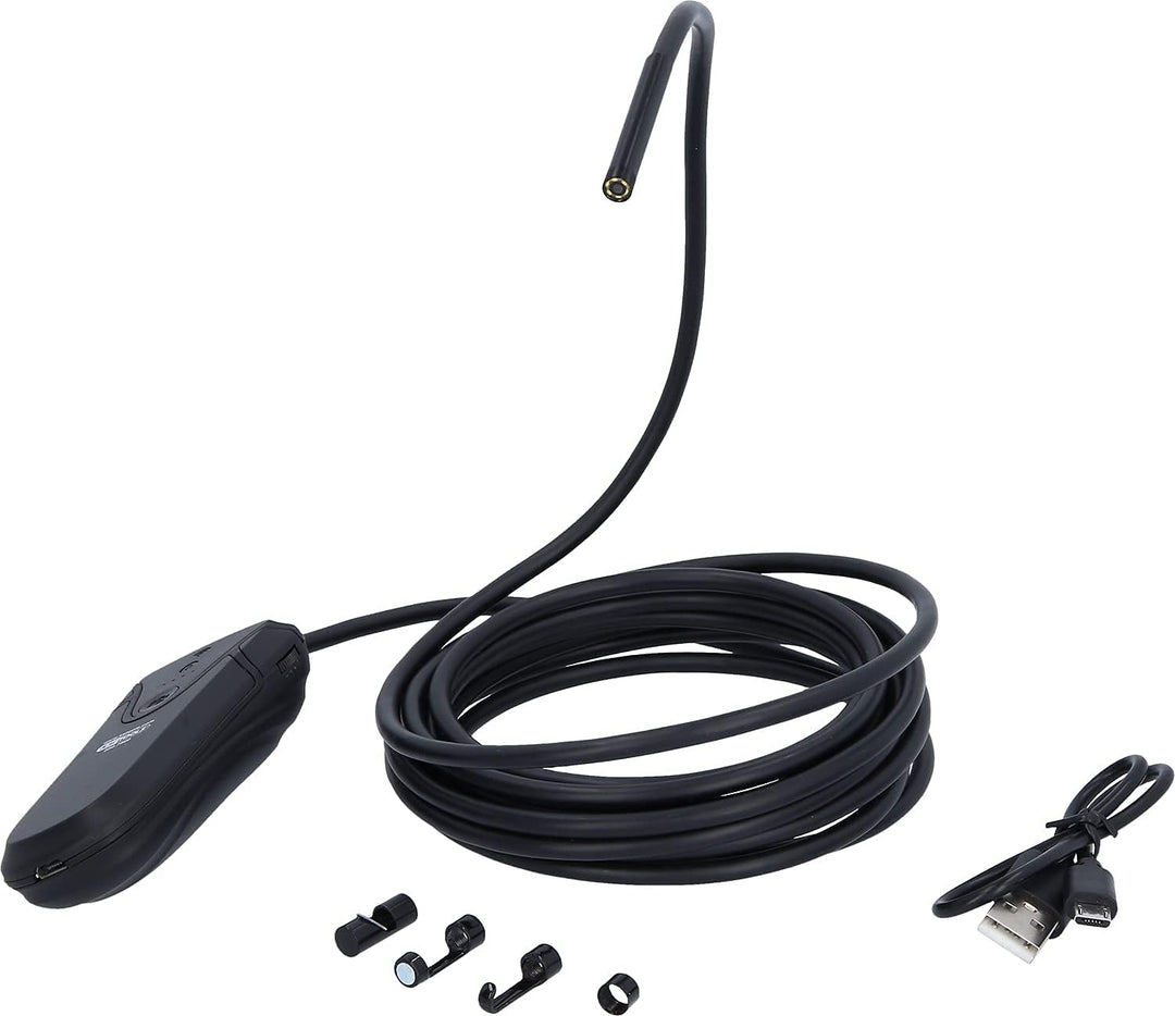 KS 551 Tools 550.756 Wi-Fi-Videoskop-Satz mit Ø 5,5 mm 0° HD Frontkamera-Sonde,
