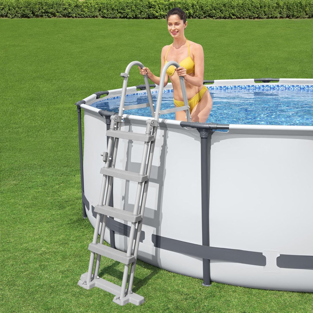 Bestway Flowclear Sicherheitsleiter aus Acrylnitrilbutadienstyrol (ABS), 122 cm, 122 cm