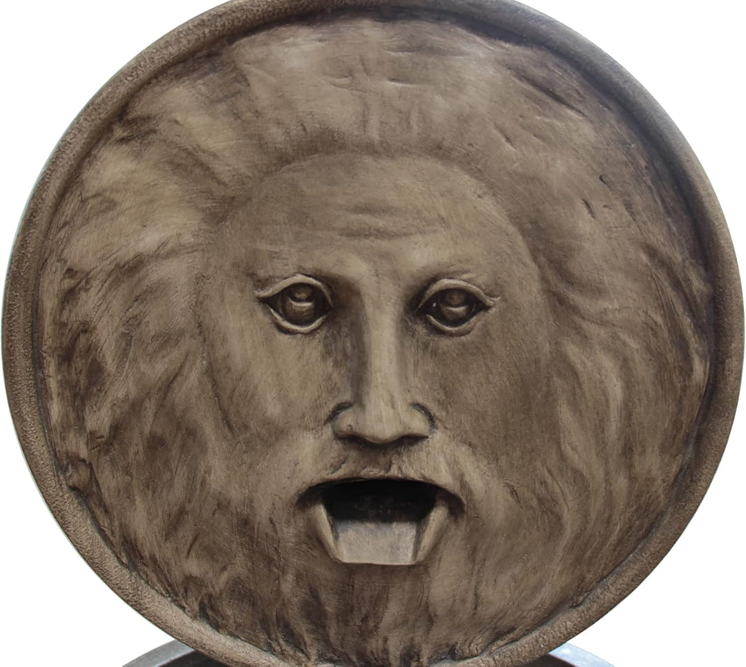 Köhko Wasserspeiele Bocca Della Verità-Wahrheit springbrunnen für Zimmen Terrase Indoor Outdoor Mund