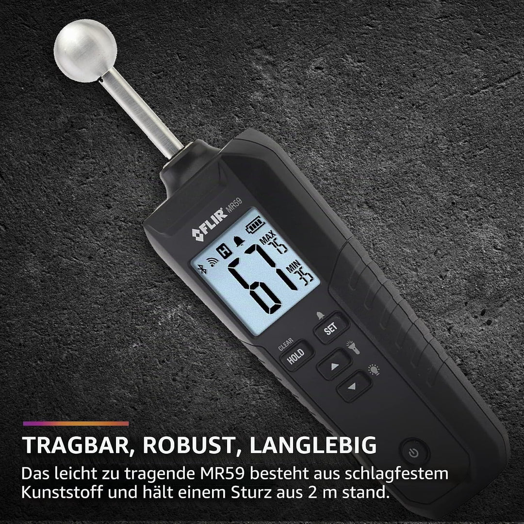 FLIR MR59 Ball Probe Moisture Meter with Bluetooth, MR59
