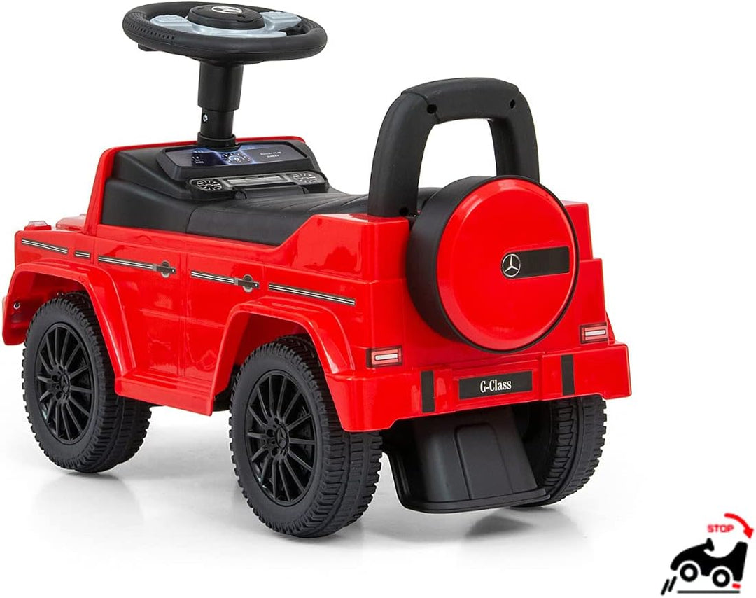 Milly Mally Mercedes G350D S Rutscher Auto für Kinder ab 1 Jahr interaktives Rutschauto mit Hupe und