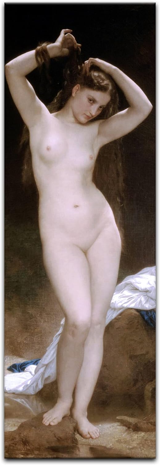 Bilderdepot24 Bild auf Leinwand | William-Adolphe Bouguereau Badende in 30x90 cm als Wandbild | Wand