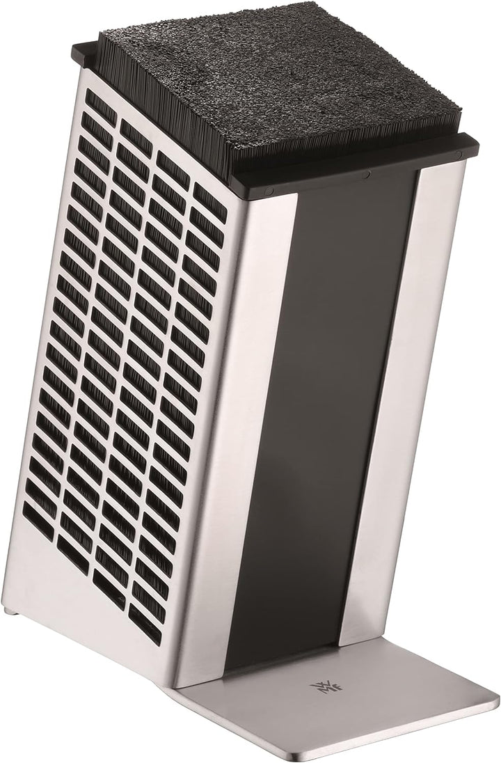 WMF Messerblock ohne Messer aus Edelstahl unbestück leer für 5-6 Messer mit