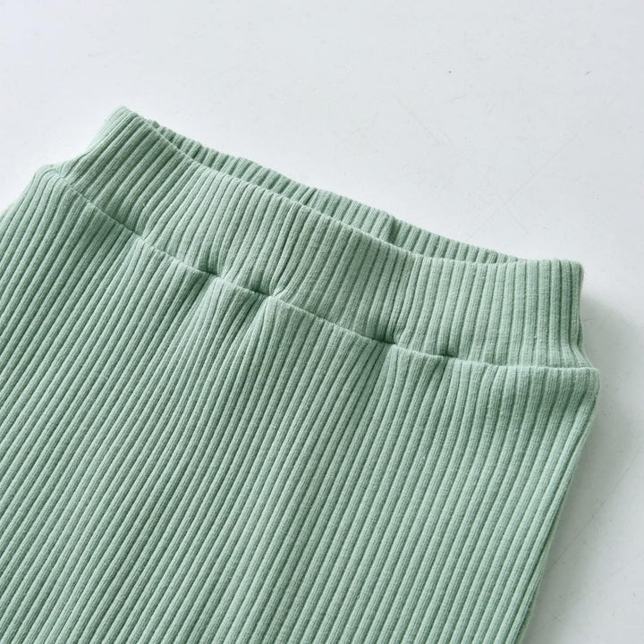 Derouetkia Baby Mädchen Kleidung Kleinkind Mädchen Rüschen Tops Langarm Hose mit Stirnband Outfit Se