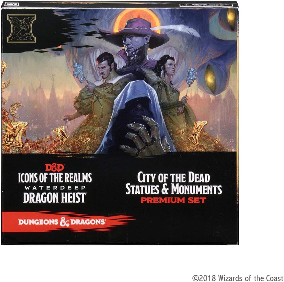 Rubie's WizKids D&D Icons of the Realms: Waterdeep Dragon Heist (8 ct. Standard), Booster Brick | Dn