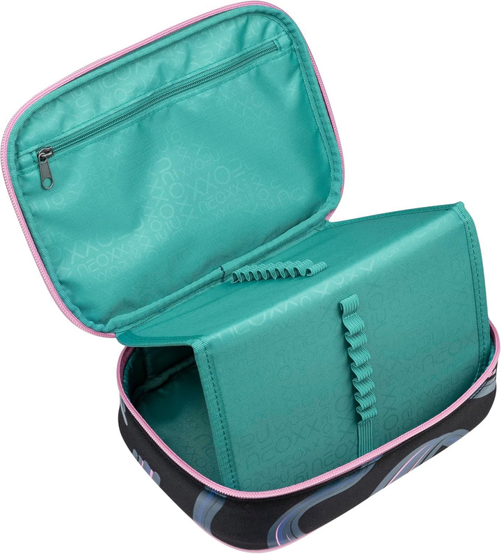 neoxx Schlamperbox Dunk Hello Wave, 26 Stiftschlaufen Mehrfarbig, Mehrfarbig