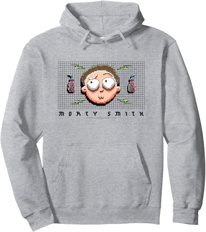 Rick and Morty Pixel Morty Pullover Hoodie