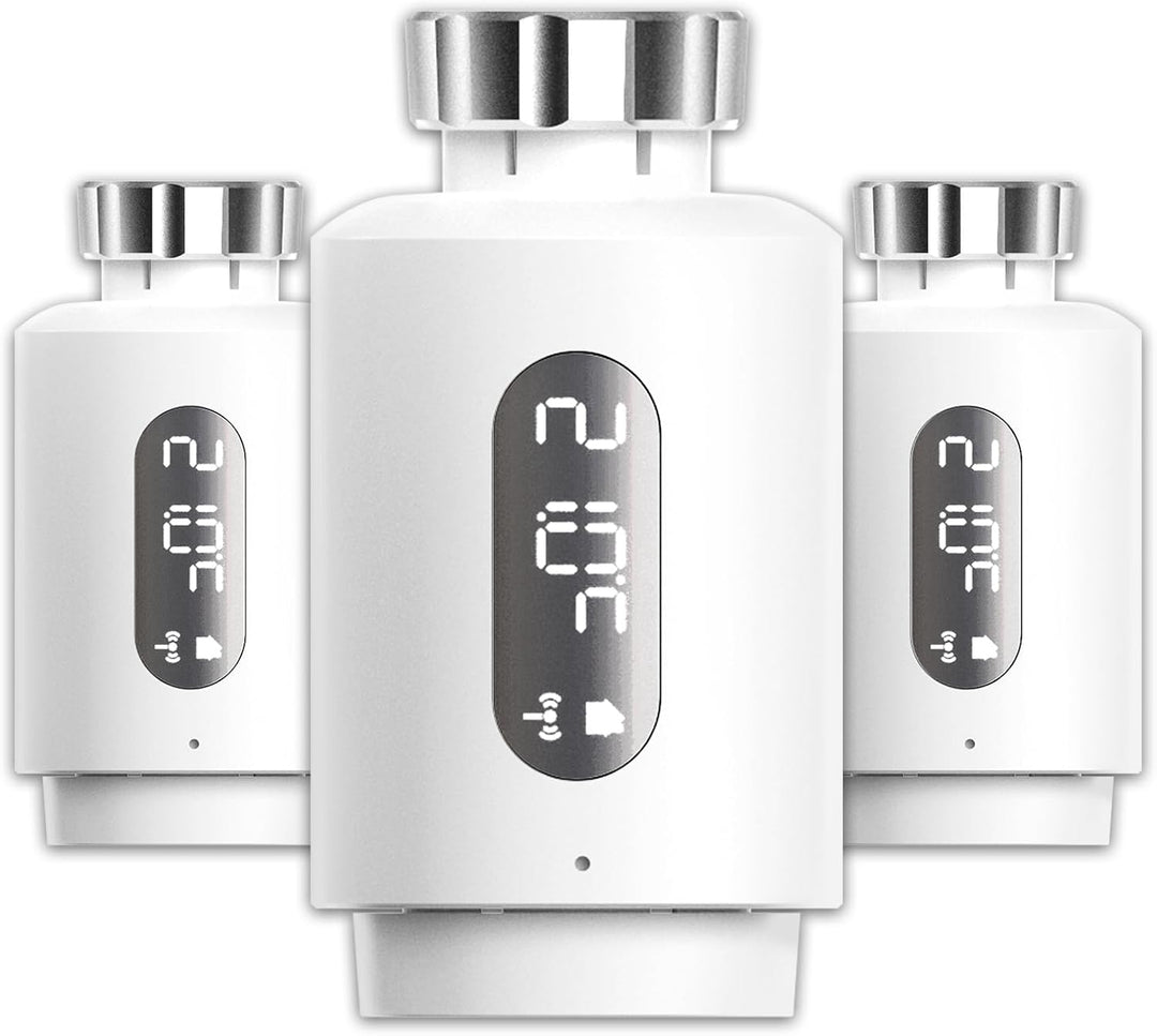 Smart Heizkörperthermostat mit APP ANTELA Digitales Display zur Kontrolle der Heiztemperatur, Kompat