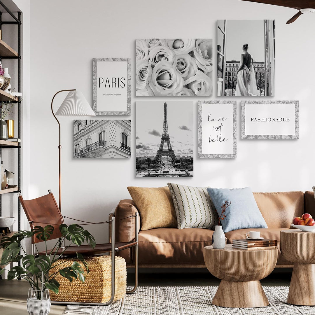 Muralo - Wandbilder Set - Leinwand Bilder Set Aufhängefertig - Bilder für Wohnzimmer Schlafzimmer -