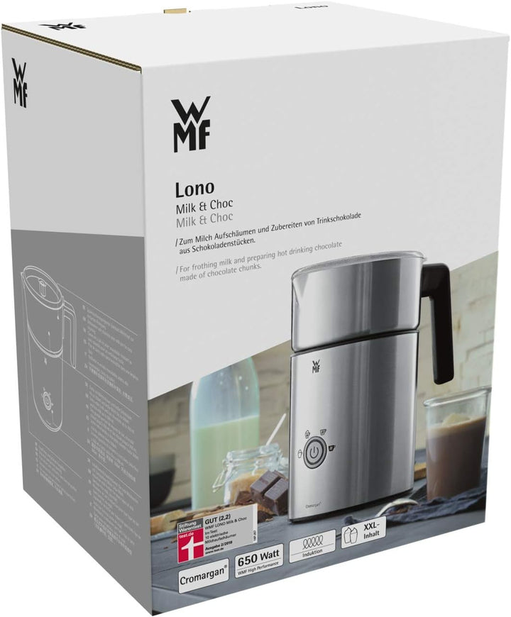 WMF Lono Milk & Choc Milchaufschäumer elektrisch, 150-500 ml, 650 Watt, Kakaomaschine, Milchkocher,