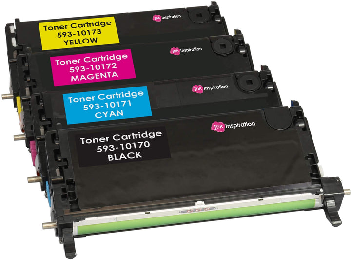 Ink Inspiration 4er Set Premium Toner kompatibel für Dell 3110, 3110cn, 3115, 3115cn | 8.000 Seiten,