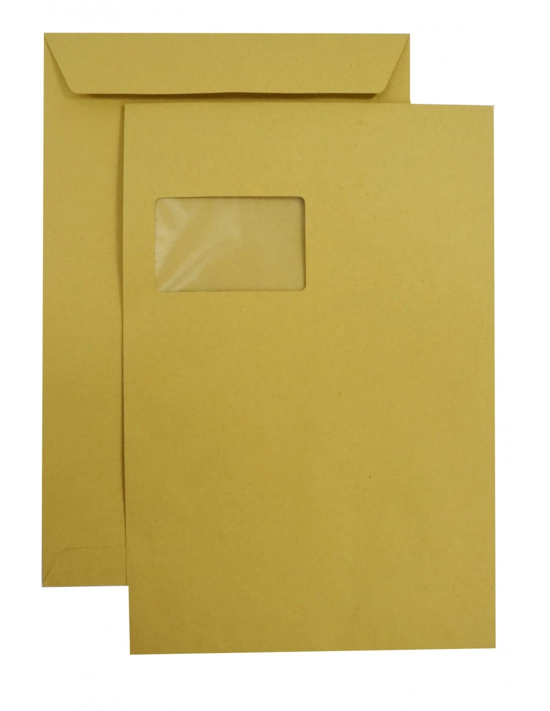 Netuno 250 Versandtaschen DIN C4 Braun 229 x 324 mm 90g braune Versandtaschen gross mit Fenster link